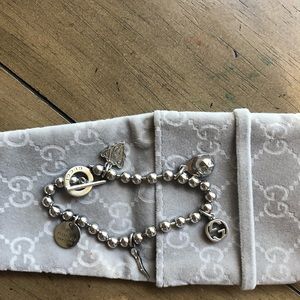 Authentic pendants Gucci bracelet